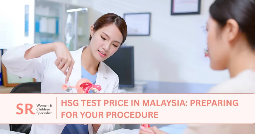 female doctor explaining hsg test procedure to malaysian patient
