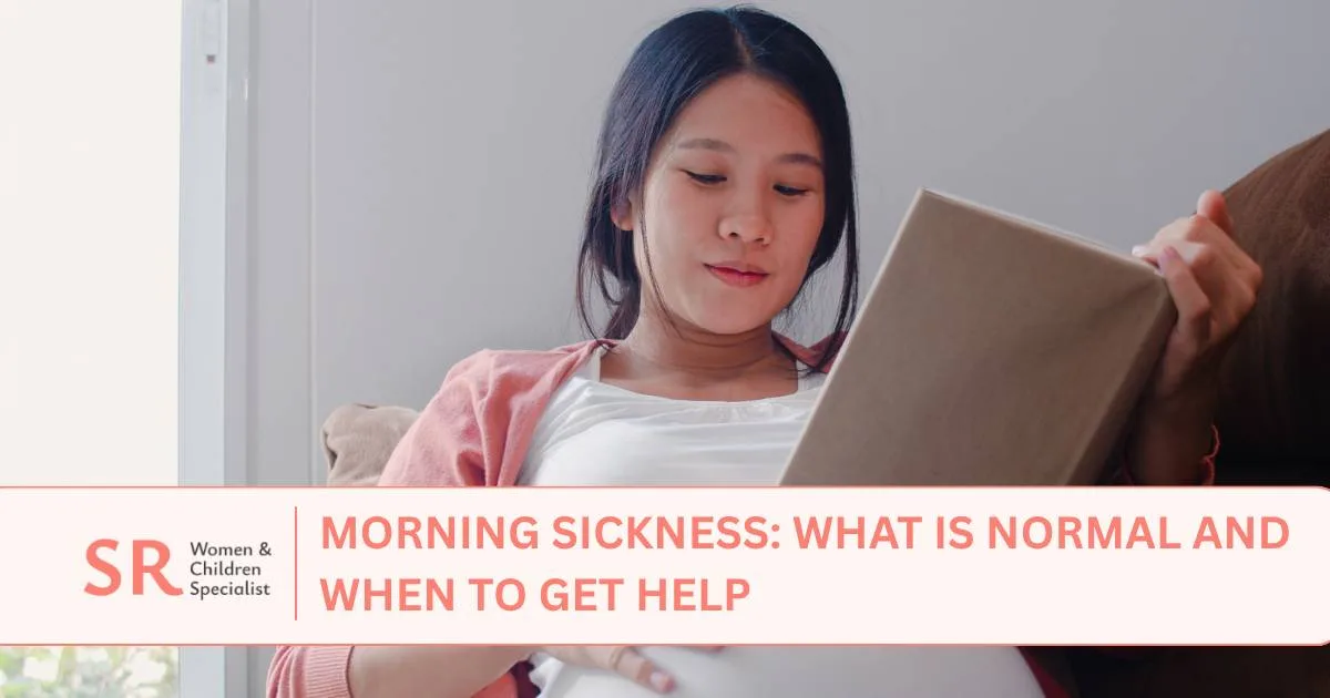 asian women facing morning sickness